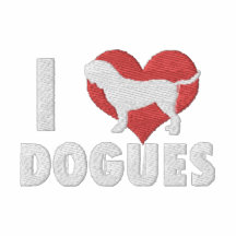 I Love Dogues Embroidered Long Sleeve T-Shirt