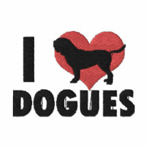 I Love Dogues Embroidered T-Shirt
