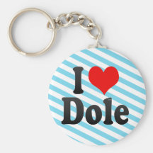 I Love Dole, France Keychain