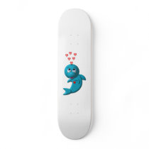I love dolphins - I love you Skate Board