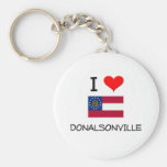 I Love DONALSONVILLE Georgia Key Chains