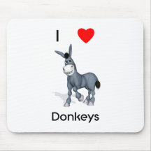 I love donkeys mouse pad