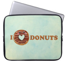 I love Doughnuts Computer Sleeves