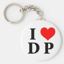 I Love DP Keychains
