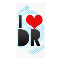 I Love DR Photo Card