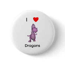 I love dragons button