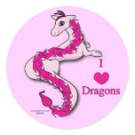 I Love Dragons Sticker