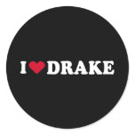 I LOVE DRAKE STICKER
