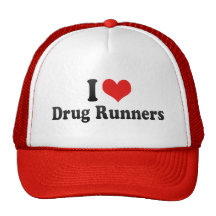 I Love Drug Runners Mesh Hats