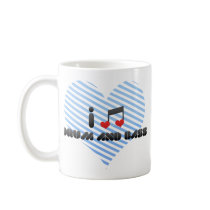 I Love Drum And Bass Coffee Mugs