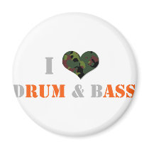 I Love dRum & bAss Magnet