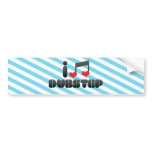 I Love Dubstep Bumper Sticker