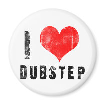 I Love Dubstep Fridge Magnets
