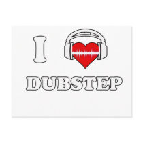 I Love Dubstep Postcards