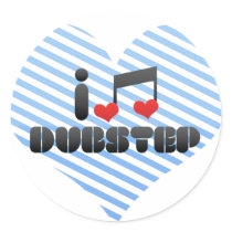 I Love Dubstep Stickers