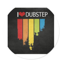 i love dubstep sticker
