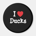I love Ducks heart custom personalized Refrigerator Magnets