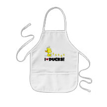 I Love Ducks Tshirts and Gifts Apron