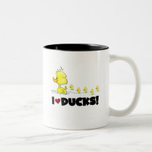 I Love Ducks Tshirts and Gifts Coffee Mugs