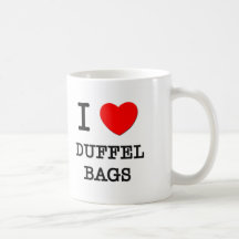 I Love Duffel Bags Coffee Mug