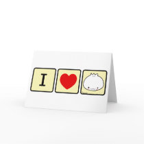 I Love Dumpling Card