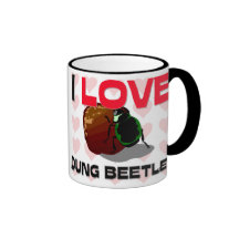I Love Dung Beetles Coffee Mug