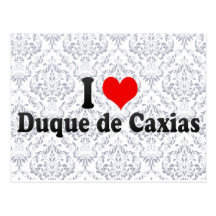 I Love Duque de Caxias, Brazil Postcard
