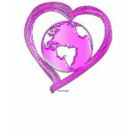 I LOVE EARTH (Pink) Series t-shirts
