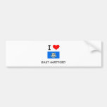 I Love East Hartford Connecticut Bumper Stickers