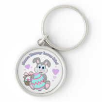 I Love Easter! Easter Bunny keychains
