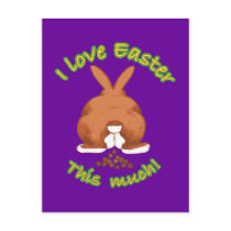 I Love Easter This Much Postcard