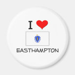 I Love Easthampton Massachusetts Refrigerator Magnet