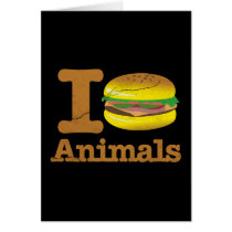 I Love Eat Animals cards