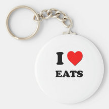 I love Eats Key Chain