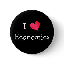 I Love Economics Buttons