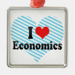 I Love Economics Christmas Tree Ornament