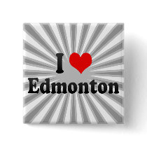 I Love Edmonton, Canada. I Love Edmonton, Canada Buttons
