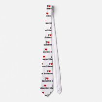 I Love Edmonton, Canada. I Love Edmonton, Canada Neck Tie