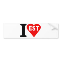 i_love_Eesti.png Bumper Stickers