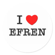 I Love Efren Sticker