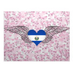 I Love El Salvador -wings Postcard