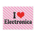 I Love Electronica postcards