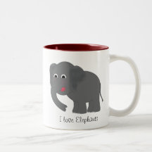 I love Elephants Mug