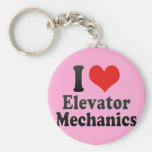 I Love Elevator Mechanics Key Chains