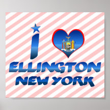 I love Ellington, New York Poster