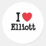 I love Elliott heart custom personalized Sticker