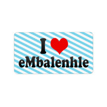 I Love eMbalenhle, South Africa Address Labels