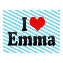 I love Emma Post Card