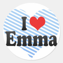 I Love Emma Sticker