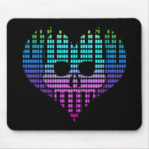 I love Emo Techno Mouse Mats